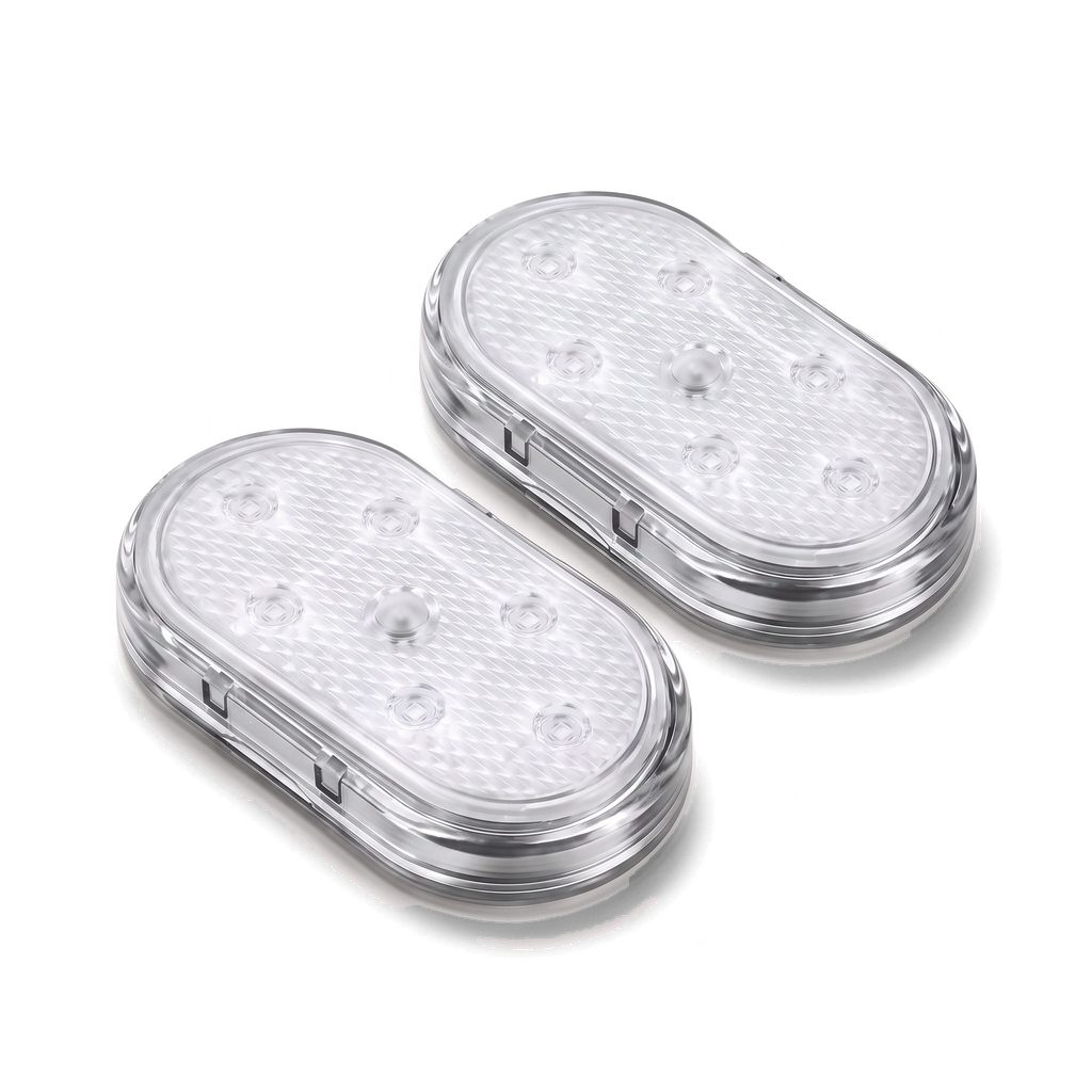 Starter kit, two Stealthglow wireless LED car interior lights