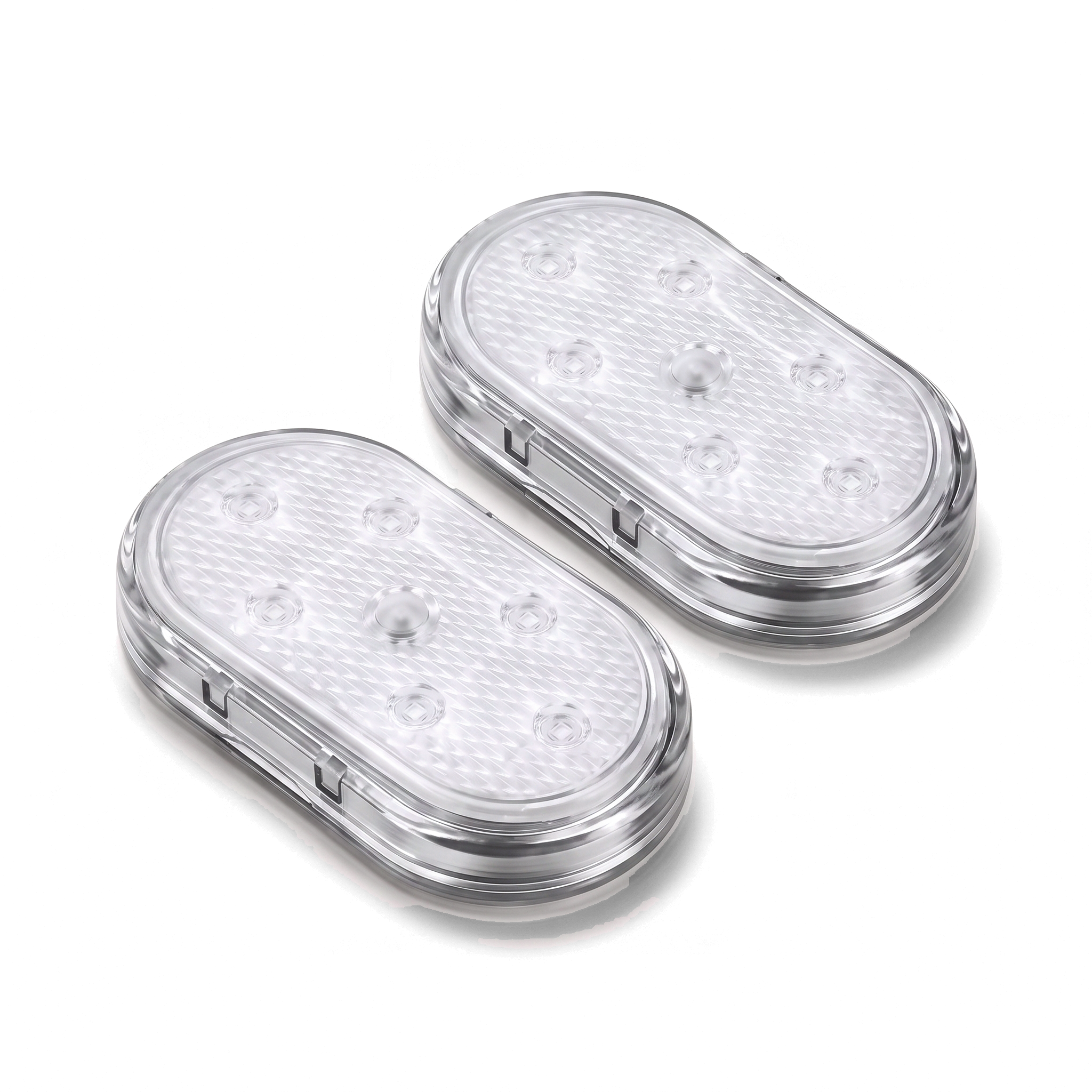 Starter kit, two Stealthglow wireless LED car interior lights