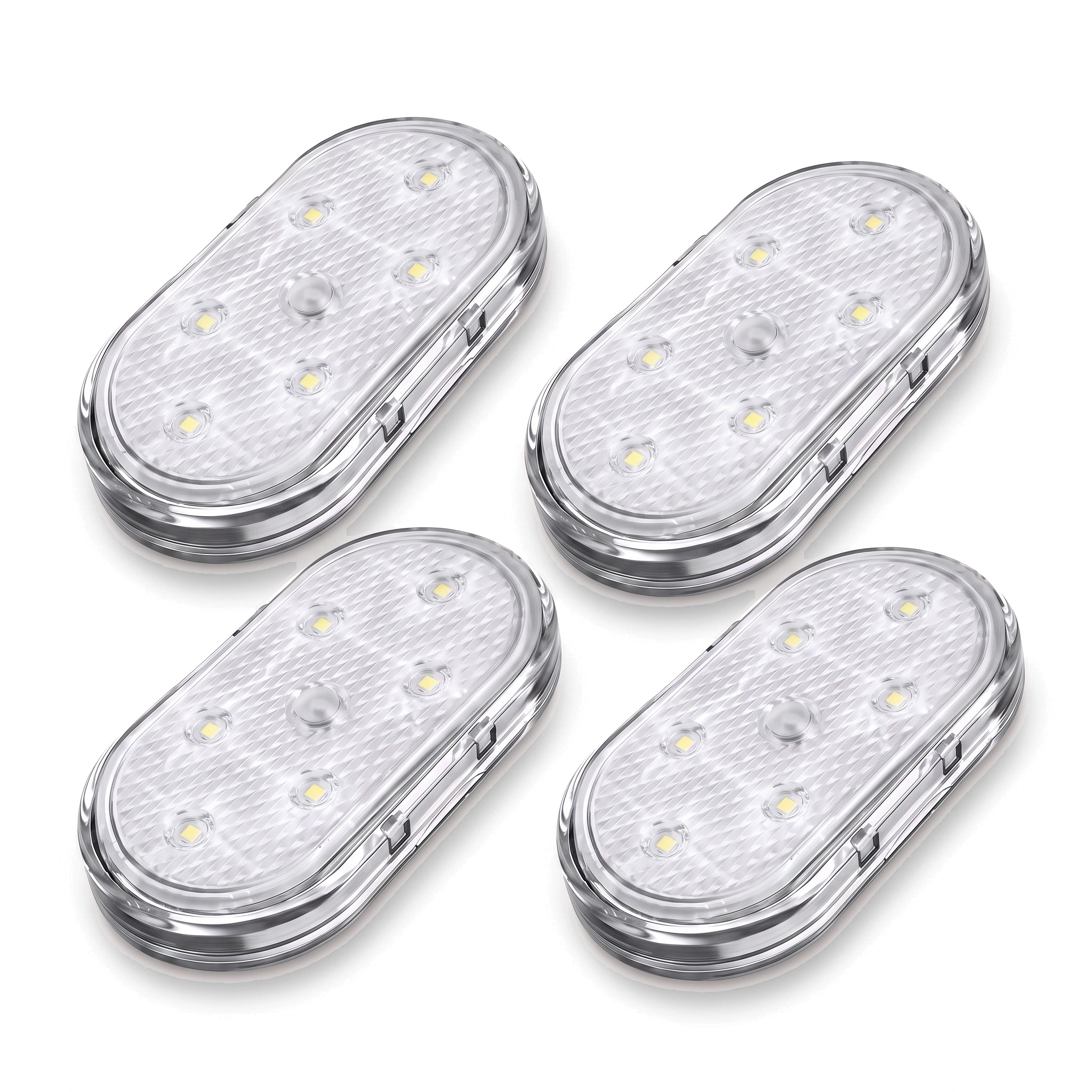 Cabin Kit, four Stealthglow wireless LED car interior lights